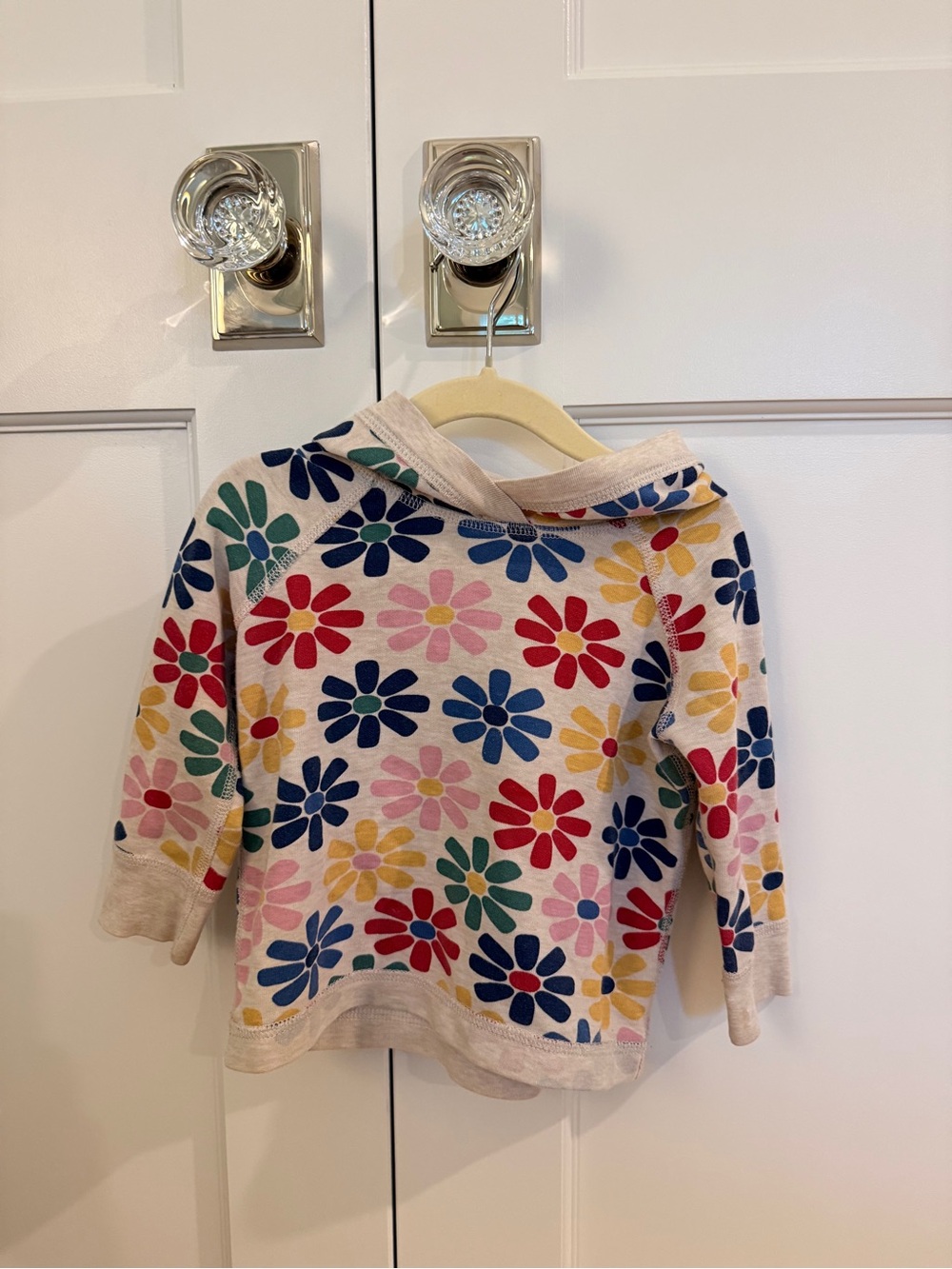 Hanna Andersson Toddler Floral Lightweight Hoodie Pullover 2T